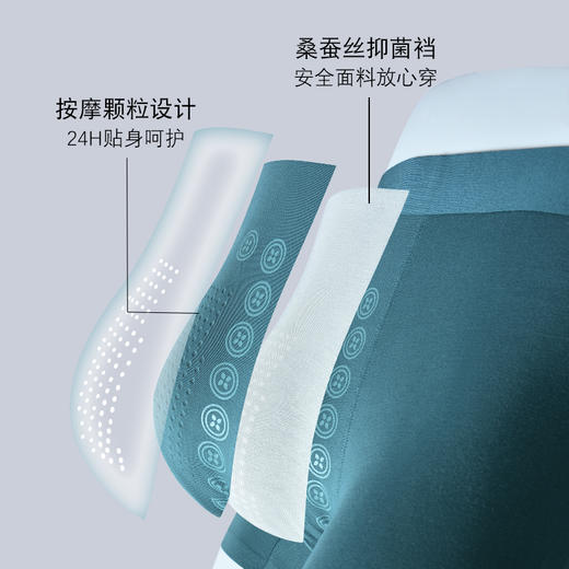 三条优惠装 秋冬男士60支莫代尔内裤 桑蚕丝底档 无痕平角裤 亲肤舒适四角裤 商品图2