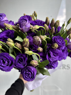 国产花材-【洋桔梗】深紫