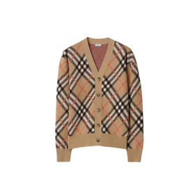 BUR-S 经典格纹开衫