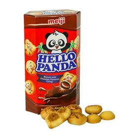 明治 熊猫巧克力夹心饼干 50g/盒