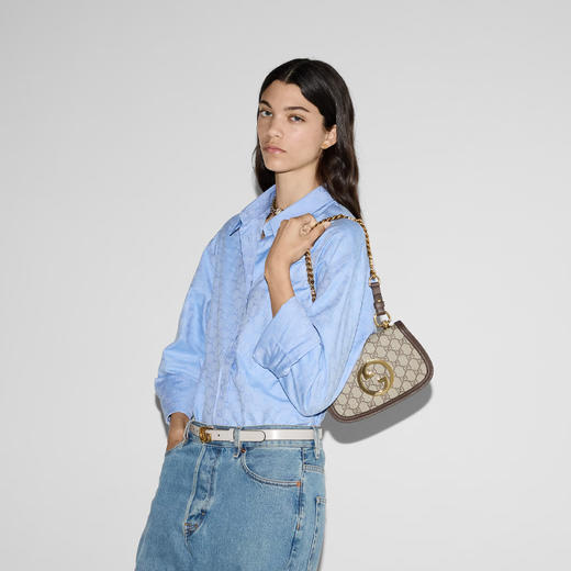 GUCCI 古驰 女士 Blondie系列 迷你单肩背包 混色 724645 K9GSG 8367 商品图3