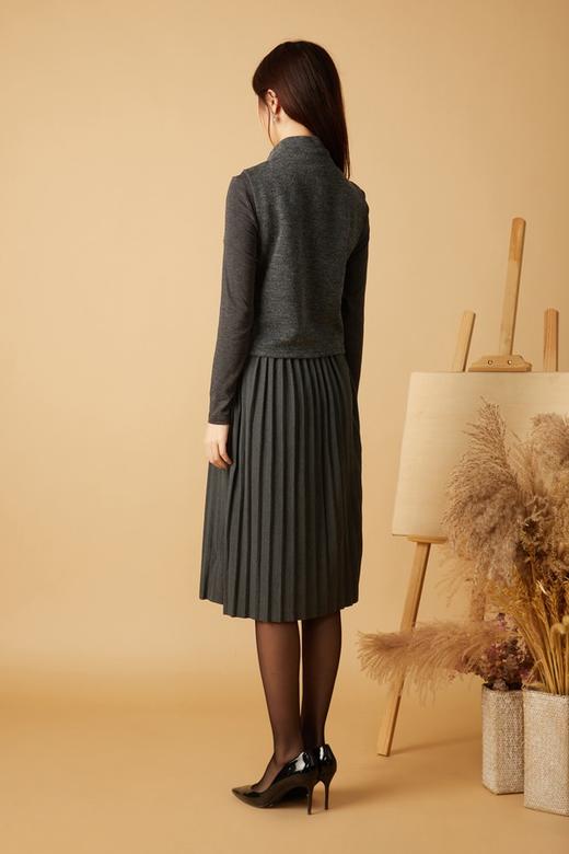 amadella 灰色压褶连衣裙 10469 商品图2