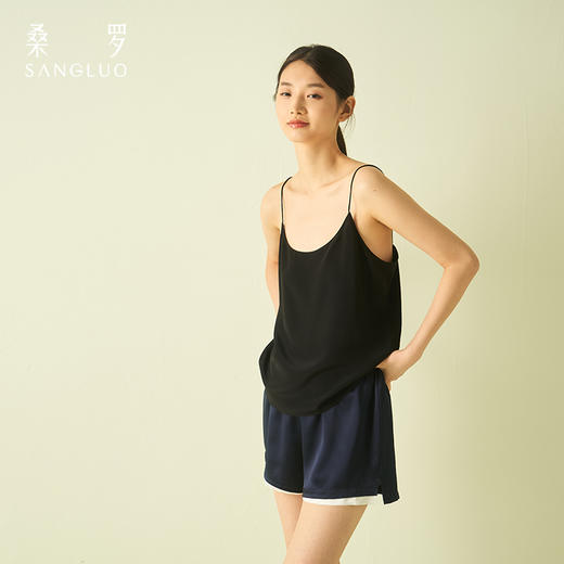 可机洗桑罗吊带衫打底上衣简约百搭白领必备 商品图2