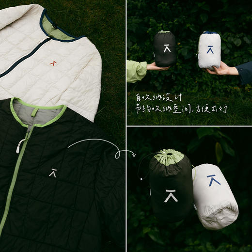 【十一破价福利】ACMEITEM爱棵米 户外云感圆领羽绒服轻量防泼水零压羽绒衣男女GAF3110312G 商品图3