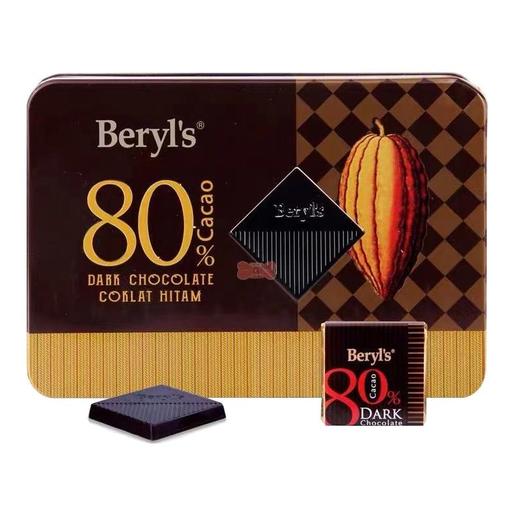 倍乐思(Beryl's) 马来西亚80%黑巧克力 108g/盒 商品图0