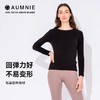AUMNIE澳弥尼双面抓绒加厚长袖T恤运动健身加绒保暖瑜伽服新款 商品缩略图2