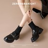 ZHR则则厚底增高袜靴乐福鞋轻便女鞋2024冬季新款ins百搭短靴 商品缩略图7