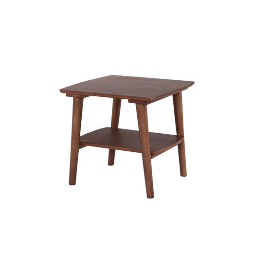 【家具】边桌 贝塔 50 中棕色（需自行安装） 商品图2
