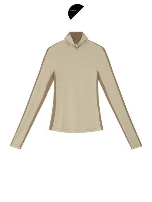 半圆/D24402578/冬季加绒保暖高领打底衫 商品图4