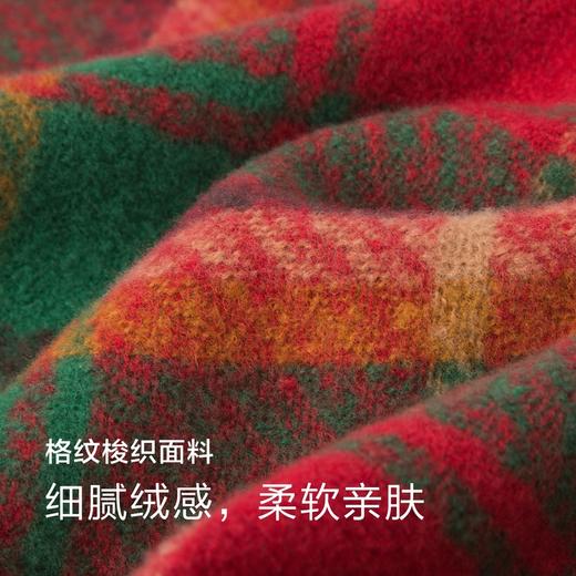 森马围巾男秋冬新款经典撞色格纹韩系氛围感披肩加宽围脖情侣 商品图3
