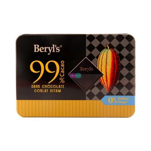 倍乐思Beryl's 黑巧克力含99%可可 108g/盒 商品图0