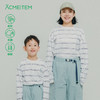 【品牌直发】ACMEITEM爱棵米 户外亲子磨毛条纹长袖T恤宽松圆领运动上衣男女GAF3340078E 商品缩略图0