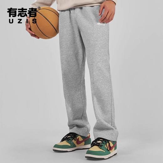 有志者UZIS美式直筒卫裤男秋冬休闲宽松篮球训练跑步运动长裤基因 商品图0