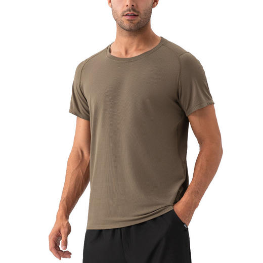 跃牌【欲动春风】男装系列 夏季男士圆领宽松运动T恤户外跑步上衣31226 商品图4