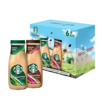 星巴克（Starbucks）星冰乐 即饮咖啡 摩卡+咖啡281ml*6瓶装咖啡饮料礼盒 商品图1