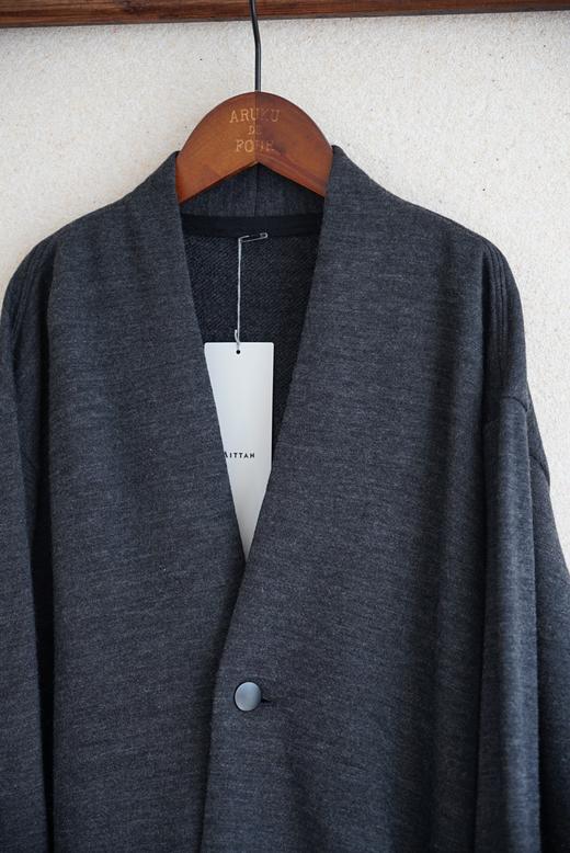 Mittan 2色可选高支数轻盈羊毛双面绒开衫​​外套(T-31) 商品图14