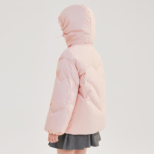 笛莎Deesha青少年女童羽绒服2024冬季新款淑女学院风羽绒服 商品图4