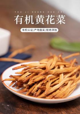 基地直发-寻养有机黄花菜 脚长肉厚 脆嫩清甜 150g*2包