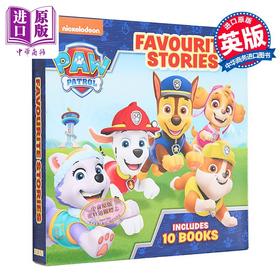 【中商原版】汪汪队的小盒子 10册 Paw Patrol Boxset 10 titles 英文原版 卡通动画故事图画书 儿童绘本 进口图书 3-6岁童书