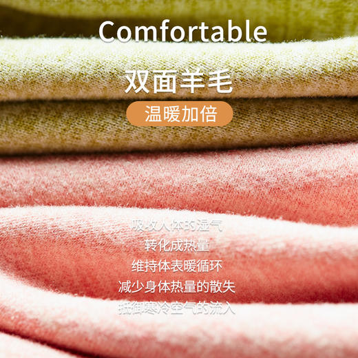 可以“养肤”的贴身保暖  蚕丝+羊毛 蓄暖养肤 双重呵护  让肌肤每一寸都在呼吸 比加厚更轻盈 比薄款更温暖 秋冬羊绒蚕丝保暖背心新款女修身圆领打底衫上衣男士无袖马甲坎肩 商品图2