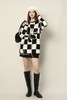 ANSUABEL 棋盘格蝴蝶图案针织上衣 17376 商品缩略图2