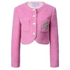 MAXRIENY浪漫芭比粉外套24冬珍珠钉珠刺绣设计名媛气质感MF85JA760L2001 商品缩略图0
