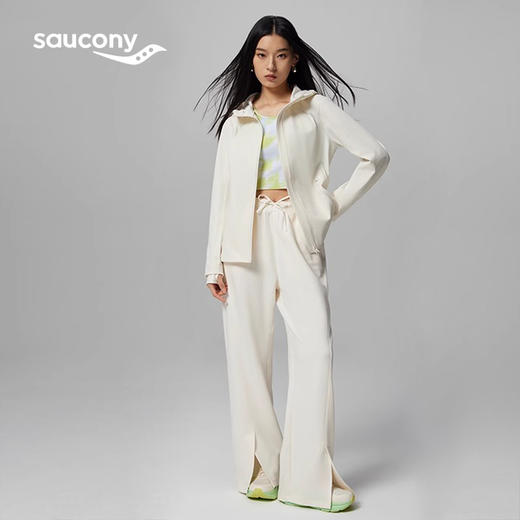 Saucony索康尼 女款运动休闲简约百搭梭织外套 商品图4