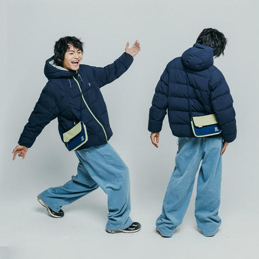 【十一破价福利】ACMEITEM爱棵米 户外亲子连帽羽绒服轻量防泼水可调节羽绒衣男女GAF3110307G 商品图2