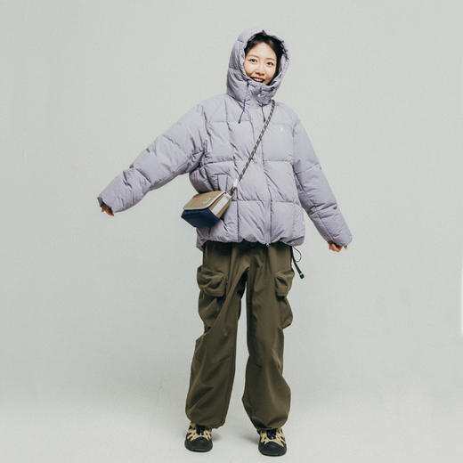 【十一破价福利】ACMEITEM爱棵米 户外亲子连帽羽绒服防泼水保暖羽绒衣外套男女GAF3110853G 商品图1