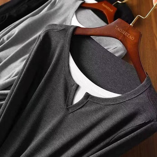 YYM24502假二件打底衫 商品图1