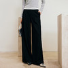 玳莎通勤OL阔腿裤女秋冬新款职业系带设计宽松显瘦西装裤  ED36303 商品缩略图0