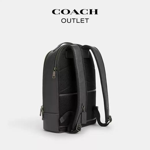 【自营】coach/蔻驰  男士ETHAN 牛皮革双肩包休闲大容量背包 CM697 QB/GF 商品图1