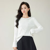 奢姿大码女装2025秋季减龄钉珠喇叭袖时尚针织衫胖妹妹百搭上衣9843853546 商品缩略图2