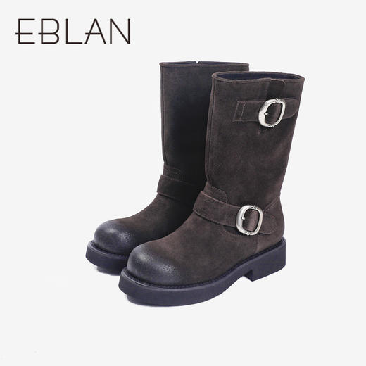 伊伴冬季女鞋单靴B24500555 商品图4