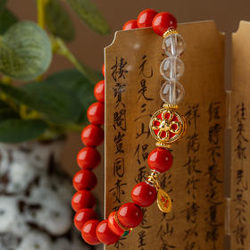 【宫里手串】时来运转·朱砂手串