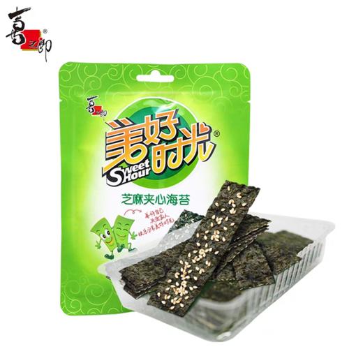 【亚欧超市】美好时光芝麻夹心海苔8g/袋 商品图0