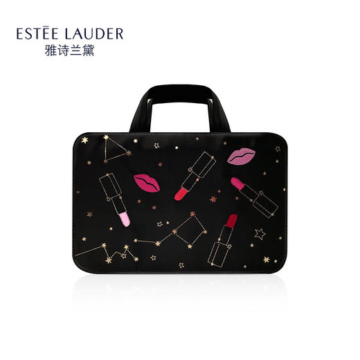 887167464421   雅诗兰黛EsteeLauder	雅诗兰黛2019秋季黑色红唇星座手提包 商品图1