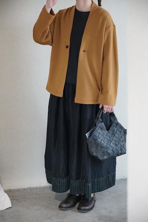 Mittan 2色可选高支数轻盈羊毛双面绒开衫​​外套(T-31) 商品图11