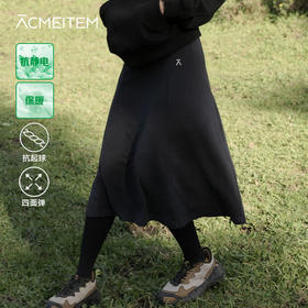 【十一破价福利】ACMEITEM/爱棵米 户外抓绒半身裙保暖抗起球裙子 女款 多色GAE2370110I