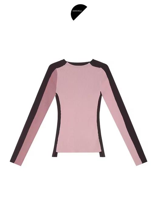 半圆/D24401434/拼色打底衫 商品图4