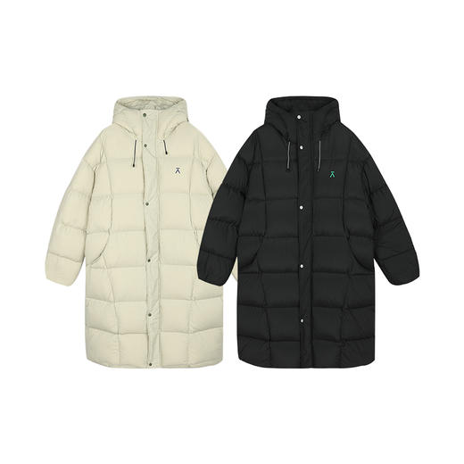 【品牌特惠】ACMEITEM爱棵米 户外长款连帽羽绒衣保暖防泼水吐司羽绒服男女GAF3110880G 商品图4