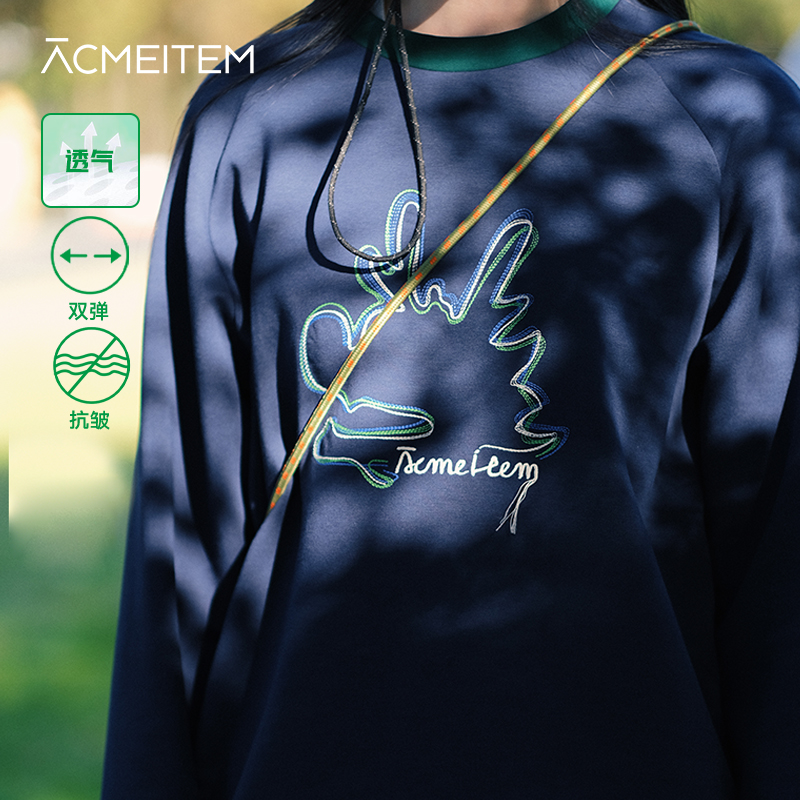 【一家店专属】ACMEITEM爱棵米 2024亲子龙年圆领卫衣本命年空气层套头卫衣男女GAF3310042L/GAF3310130L/GAF3310131L