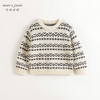 【绵羊毛】马克珍妮男童条纹印花毛衣儿童针织衫秋冬新款241696 商品缩略图2
