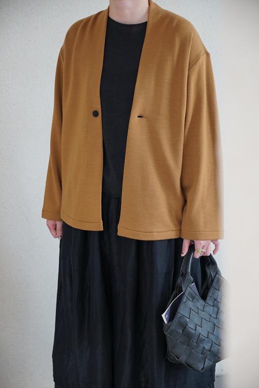 Mittan 2色可选高支数轻盈羊毛双面绒开衫​​外套(T-31) 商品图10