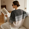 欧芮儿宽松渐变保暖毛衣慵懒风 商品缩略图3