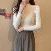 【49.9任选两件~针织毛衣打底衫】春秋冬长袖毛衣女内搭修身打底衫半高领百搭韩版针织衫女装上衣💕 商品缩略图3