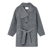 西嘉|羊驼羊毛混纺 高智淡人风双面毛呢大衣外套女2024秋冬高级感 商品缩略图4