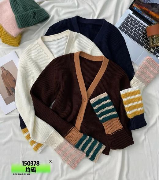 33GAR150378#全绵羊毛毛织开衫 商品图3