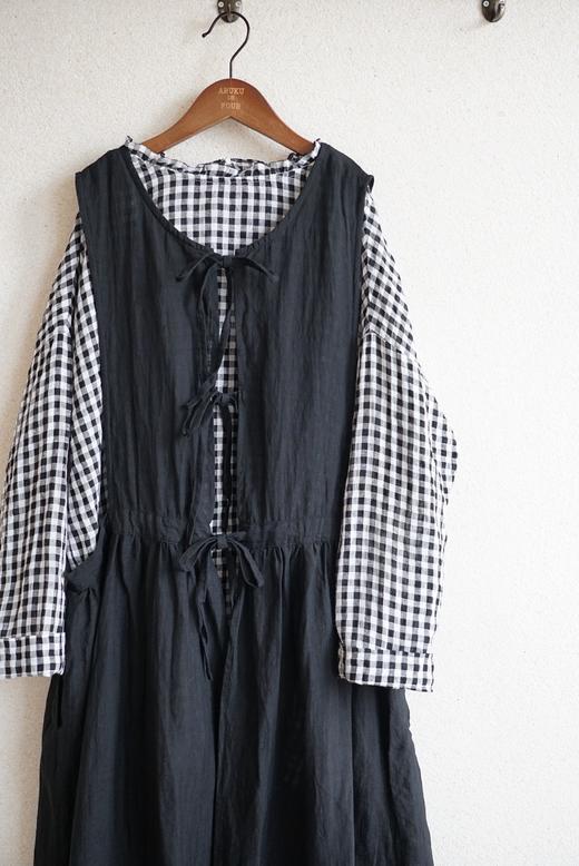 LABORATORY 亚麻碎花领衬衫上衣 商品图11