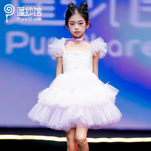 【云优选】PureShare 新款儿童公主裙秋冬裙子生日礼服汤姆猫 商品图2
